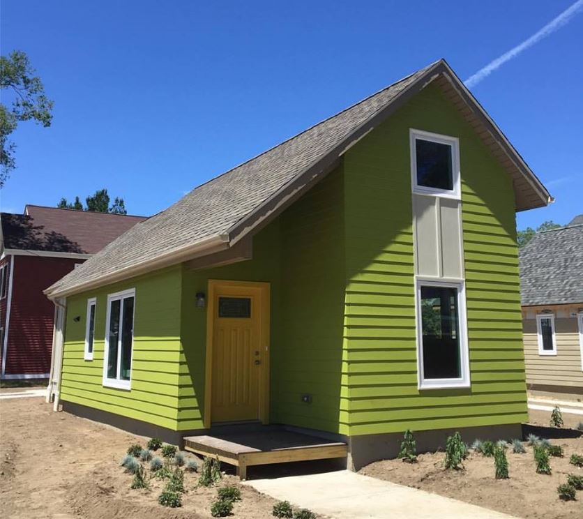 First 2 DetroitShoreway 'Tiny Houses' completed